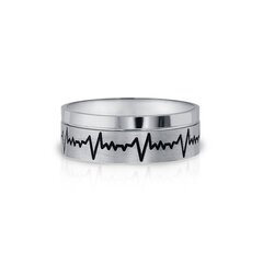 Серебряное (925) кольцо с классическим дизайном, код ah5ss9156 AH5SS9156EU-67 цена и информация | Кольца | pigu.lt