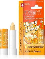 Lūpų balzamas Eveline Honey & Orange, 4,8 g kaina ir informacija | Lūpų dažai, blizgiai, balzamai, vazelinai | pigu.lt