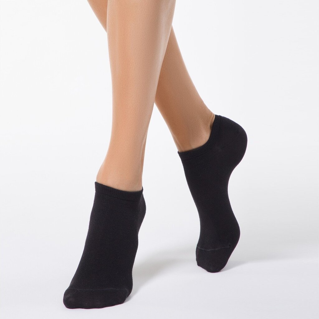 Treniruočių kojinės 10 porų, juodos kaina ir informacija | Moteriškos kojinės | pigu.lt