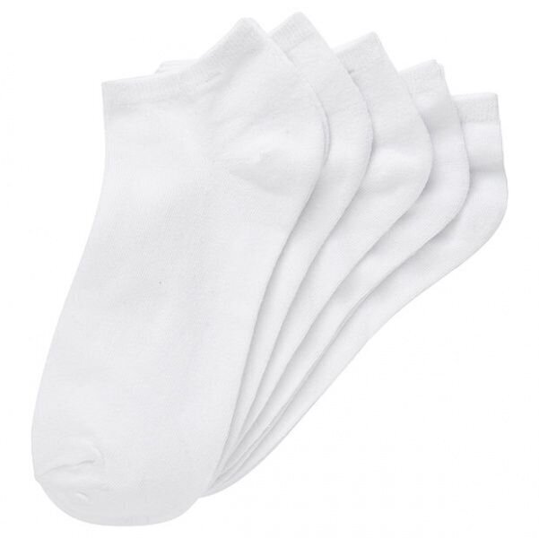 Treniruočių kojinės 10 porų, baltos kaina ir informacija | Moteriškos kojinės | pigu.lt