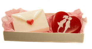 Глицериновое мыло набор Письмо любви, Подарок, 3Dsoap, 200 г цена и информация | Мыло | pigu.lt
