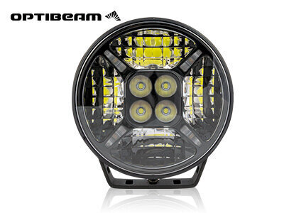 Tolimosios šviesos Optibeam Operator 7 su stovėjimo žibintu, 45W, 9-36V, Ref.37.5 6000lm R112 R10 R7 kaina ir informacija | Automobilių žibintai | pigu.lt