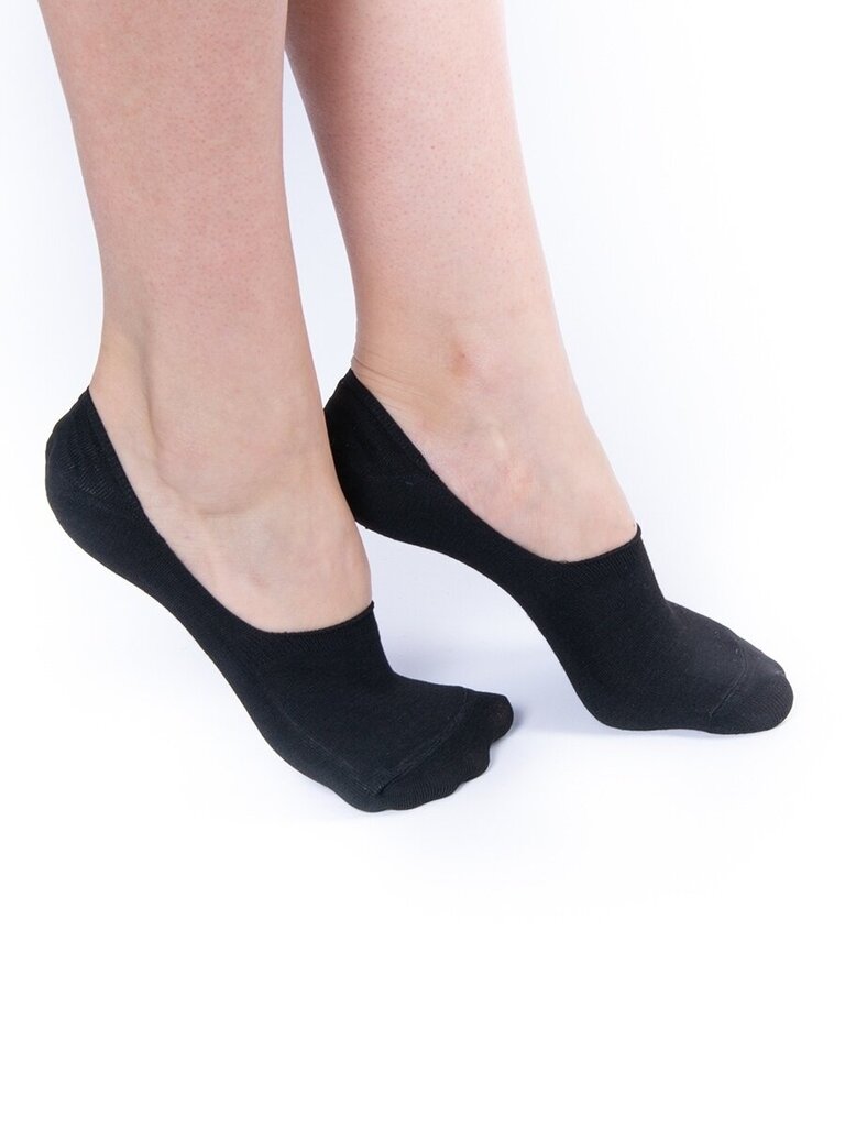 Moteriškos kojinės su neslystančiu silikoniniu kulnu, juodos 6 poros kaina ir informacija | Moteriškos kojinės | pigu.lt