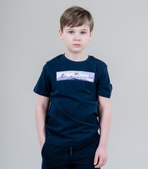 Jack & jones marškinėliai berniukams, 5715225246236, mėlyni kaina ir informacija | Marškinėliai berniukams | pigu.lt