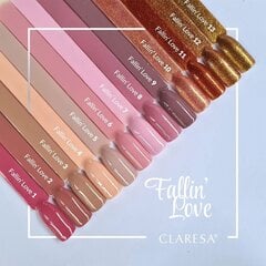 Стойкий гибридный гель лак для ногтей CLARESA FALL IN LOVE 9, 5 г цена и информация | Лаки, укрепители для ногтей | pigu.lt