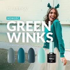 Стойкий гибридный гель лак для ногтей CLARESA GREEN WINKS 1, 5 г цена и информация | Лаки, укрепители для ногтей | pigu.lt