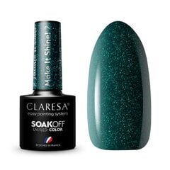 Стойкий гибридный гель лак для ногтей CLARESA Make It Shine! 2, 5 г цена и информация | Лаки, укрепители для ногтей | pigu.lt