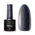 Стойкий гибридный гель лак для ногтей CLARESA Galaxy Black, 5 г