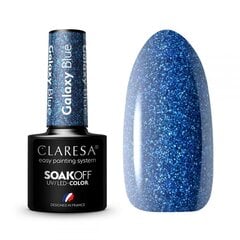 Стойкий гибридный гель лак для ногтей CLARESA Galaxy Blue, 5 г цена и информация | Лаки, укрепители для ногтей | pigu.lt