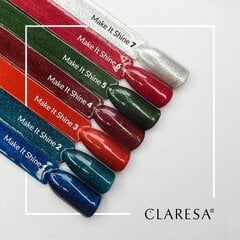 Стойкий гибридный гель лак для ногтей CLARESA Make It Shine! 6, 5 г цена и информация | Лаки, укрепители для ногтей | pigu.lt