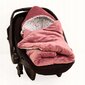 Kūdikio vokelis antklodė vežimėliui ir automobilio kėdutei, rožinis kaina ir informacija | Vežimėlių priedai | pigu.lt