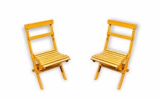 Laxo honey dviejų lauko kėdžių komplektas, pagaminta Lietuvoje kaina ir informacija | Lauko kėdės, foteliai, pufai | pigu.lt