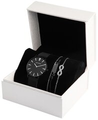 Papuošalų rinkinys moterims Just Watch laikrodis ir dvi apyrankės kaina ir informacija | Papuošalų rinkiniai | pigu.lt