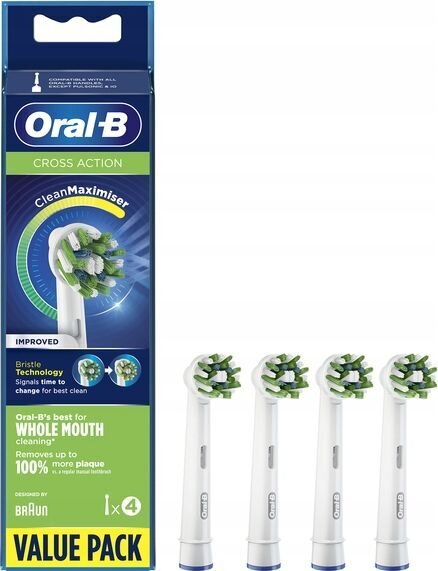 Oral-B CrossAction цена и информация | Elektriniai dantų šepetėliai | pigu.lt
