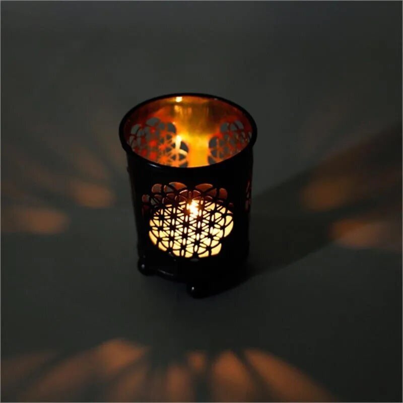 Žvakių šviestuvas-laikiklis Gyvenimo Gėlė kaina ir informacija | Žvakės, Žvakidės | pigu.lt