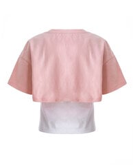 Комплект из розовой футболки с декором и майки для девочек «Gulliver», 104*56*51 cm цена и информация | Рубашки для девочек | pigu.lt
