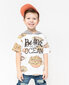 Marškinėliai su gobtuvu trumpomis rankovėmis berniukams Gulliver, balti цена и информация | Marškinėliai berniukams | pigu.lt