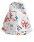 Baltas paltas mergaitėms su ornamentu „Vandenyno gyventojai“ Gulliver 92 cm цена и информация | Striukės, paltai mergaitėms | pigu.lt