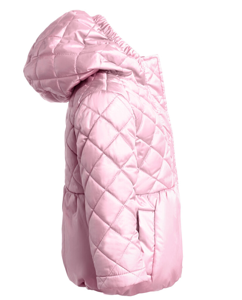 Gulliver demisezoninė striukė mergaitėms, rožinė kaina ir informacija | Žiemos drabužiai vaikams | pigu.lt