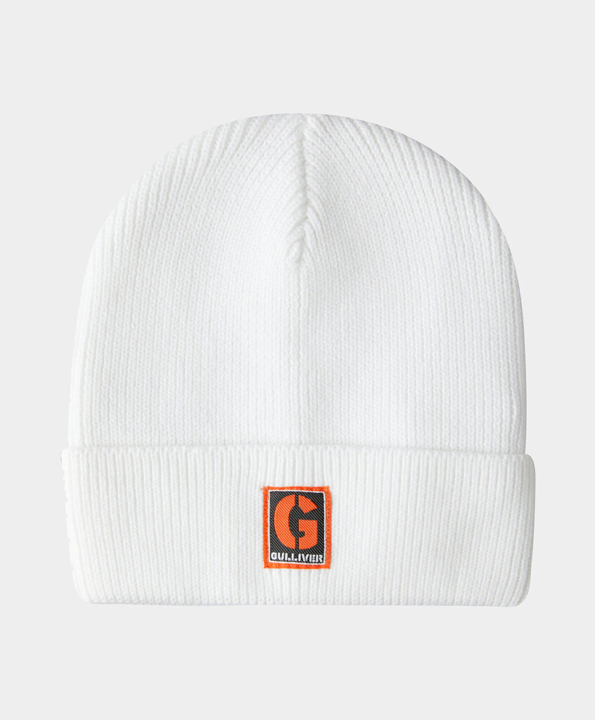 Gulliver megzta kepurė mergaitėms, balta kaina ir informacija | Kepurės, pirštinės, šalikai mergaitėms | pigu.lt