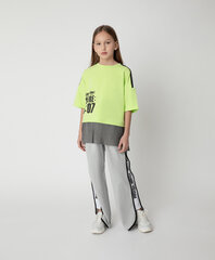 Серые брюки с люрексом для девочек «Gulliver» цена и информация | Брюки для девочки, бирюзовые | pigu.lt