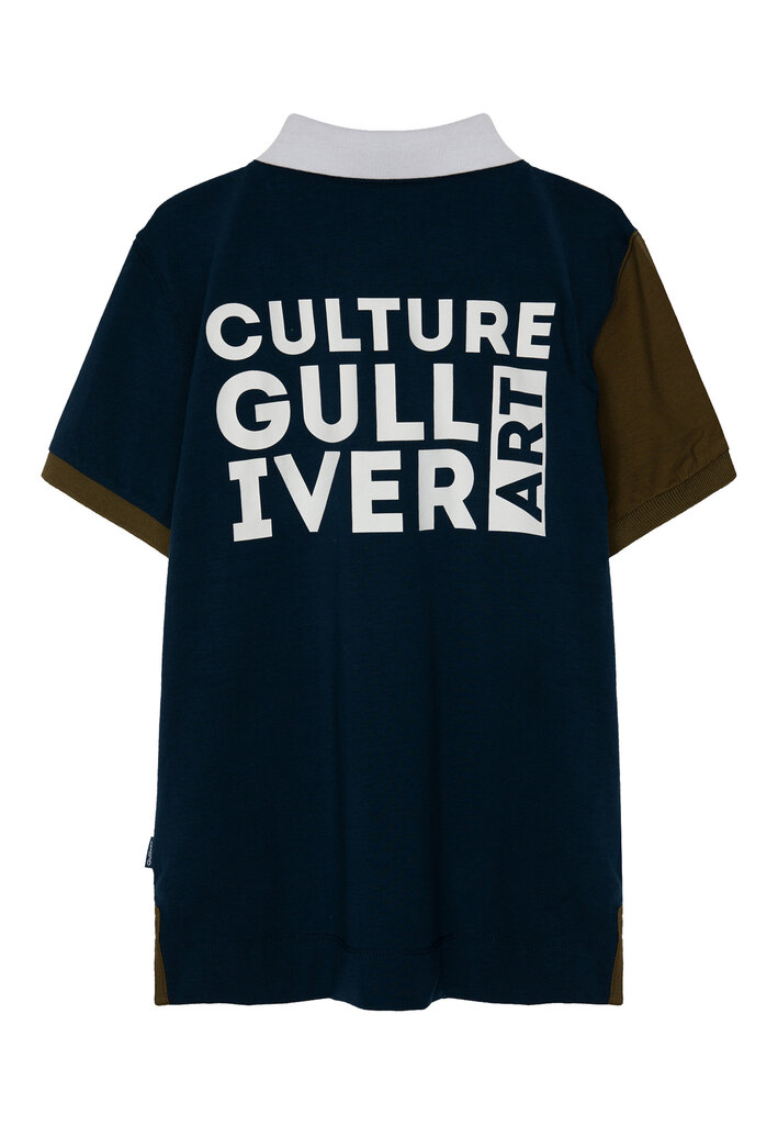 Gulliver polo marškinėliai su spaudiniu berniukams kaina ir informacija | Marškinėliai berniukams | pigu.lt