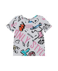 Gulliver marškinėliai su spaudiniu mergaitėms, įvairių spalvų kaina ir informacija | Marškinėliai mergaitėms | pigu.lt