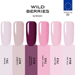 Gelinio nagų lako rinkinys Sincero Salon Wild Berries, 6 vnt. x 6 ml kaina ir informacija | Nagų lakai, stiprintojai | pigu.lt