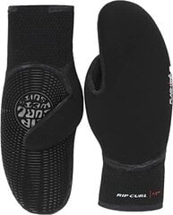 Hidro pirštinės Rip Curl Flashbomb 7/5mm mitten, juodos kaina ir informacija | Kitos plaukimo prekės | pigu.lt