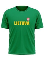 Футболка для мужчин "Lietuva Basketball" цена и информация | Атрибутика для болельщиков Литвы | pigu.lt