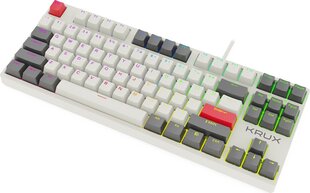 Krux Atax PRO Creator Retro RGB Outemu Black kaina ir informacija | Klaviatūros | pigu.lt