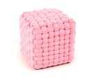 Pufas Halmar Rubik, šviesiai rožinis