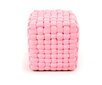 Pufas Halmar Rubik, šviesiai rožinis kaina ir informacija | Sėdmaišiai ir pufai | pigu.lt