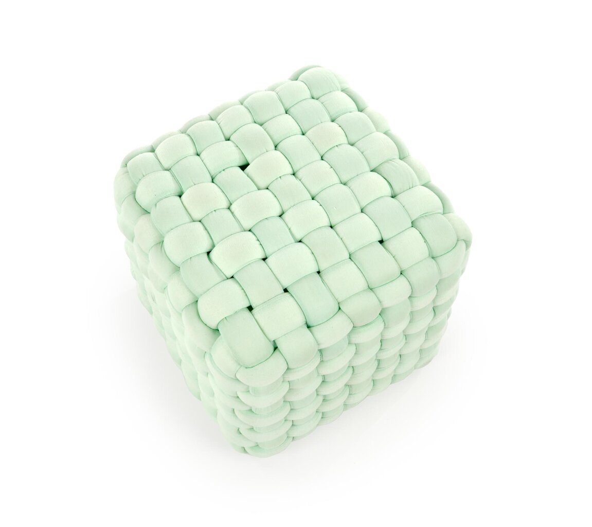 Pufas Halmar Rubik, šviesiai žalias kaina ir informacija | Sėdmaišiai ir pufai | pigu.lt