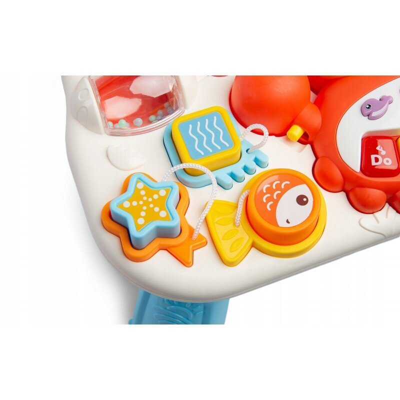 Stumdukas-edukacinis stalas 2-in-1 Toyz Spark Orange kaina ir informacija | Žaislai kūdikiams | pigu.lt