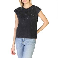 Marškinėliai moterims Pepe Jeans CLARISSEPL505168BLACK, juodi kaina ir informacija | Marškinėliai moterims | pigu.lt