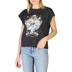Marškinėliai moterims Pepe Jeans CAROLINEPL505158BLACK, juodi kaina ir informacija | Marškinėliai moterims | pigu.lt