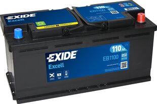 Стартовый аккумулятор Exide Excell 110Ач 850A 394x175x190 мм цена и информация | Akumuliatoriai | pigu.lt