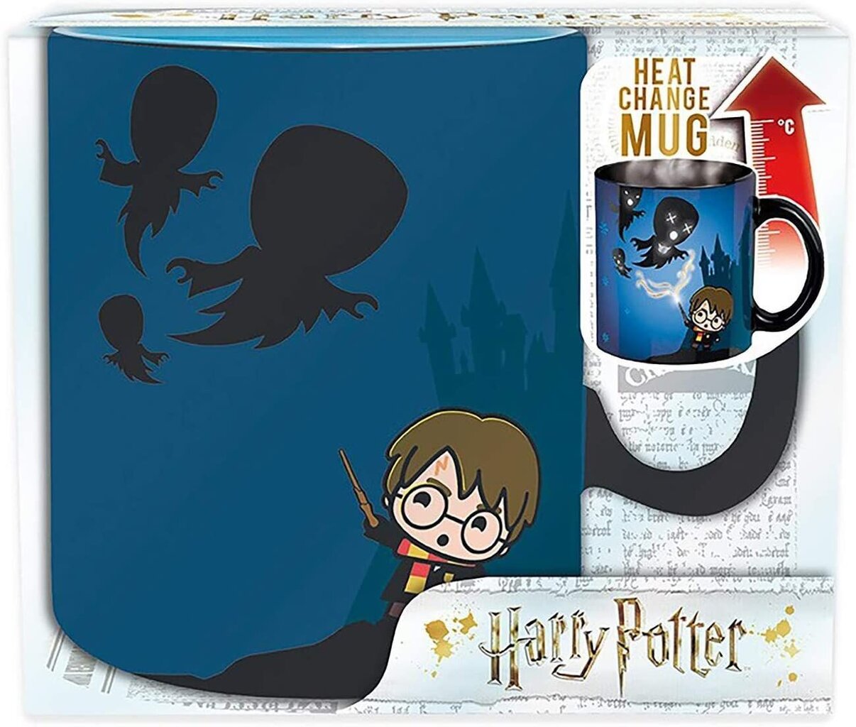 Harry Potter Expecto Patronum puodelis | Reaguojantis į karštį 460ml kaina ir informacija | Žaidėjų atributika | pigu.lt