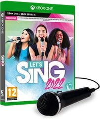 Xbox One Let's Sing 2022 incl. Single Microphone kaina ir informacija | Kompiuteriniai žaidimai | pigu.lt