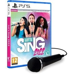 Let's Sing 2022 - Single Mic Bundle, PS5 цена и информация | Компьютерные игры | pigu.lt