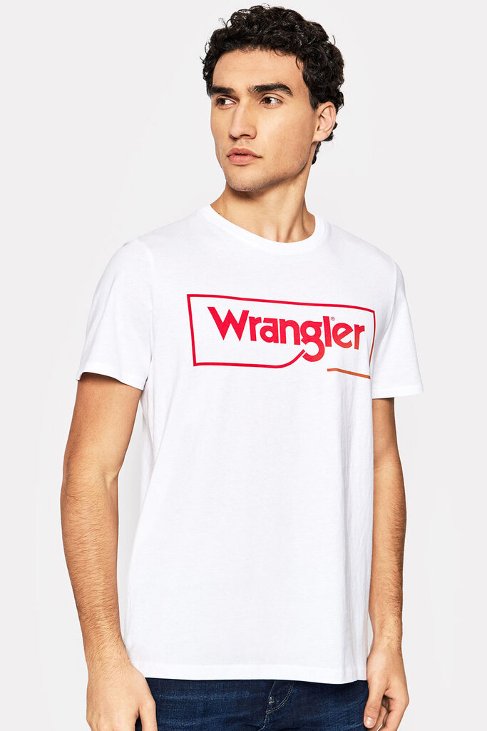 Marškinėliai vyrams Wrangler W7H3D3989-L цена и информация | Vyriški marškinėliai | pigu.lt