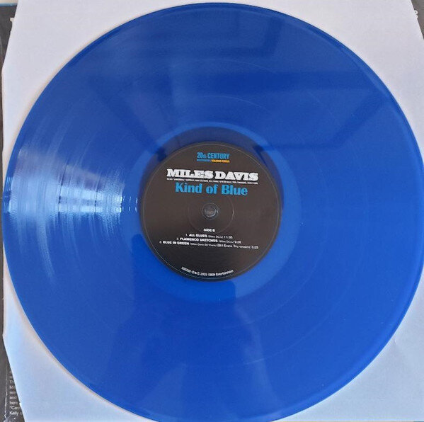 Miles Davis - Kind Of Blue, LP, vinilo plokštė, 12" blue vinyl record, Coloured vinyl kaina ir informacija | Vinilinės plokštelės, CD, DVD | pigu.lt