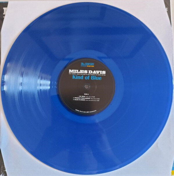 Miles Davis - Kind Of Blue, LP, vinilo plokštė, 12" blue vinyl record, Coloured vinyl kaina ir informacija | Vinilinės plokštelės, CD, DVD | pigu.lt