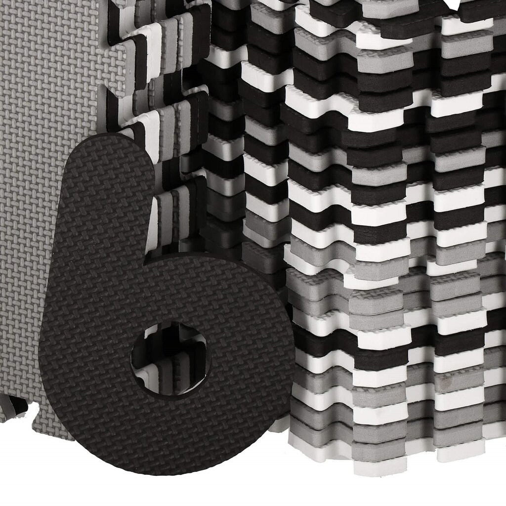 Vaikiškas dėlionių kilimėlis su raidėmis ir skaičiais Springos 175x175cm, 110 det. цена и информация | Lavinimo kilimėliai | pigu.lt