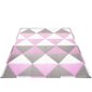 Vaikiškas putplasčio trikampių kilimėlis Springos 186x186cm, 96 det. цена и информация | Lavinimo kilimėliai | pigu.lt