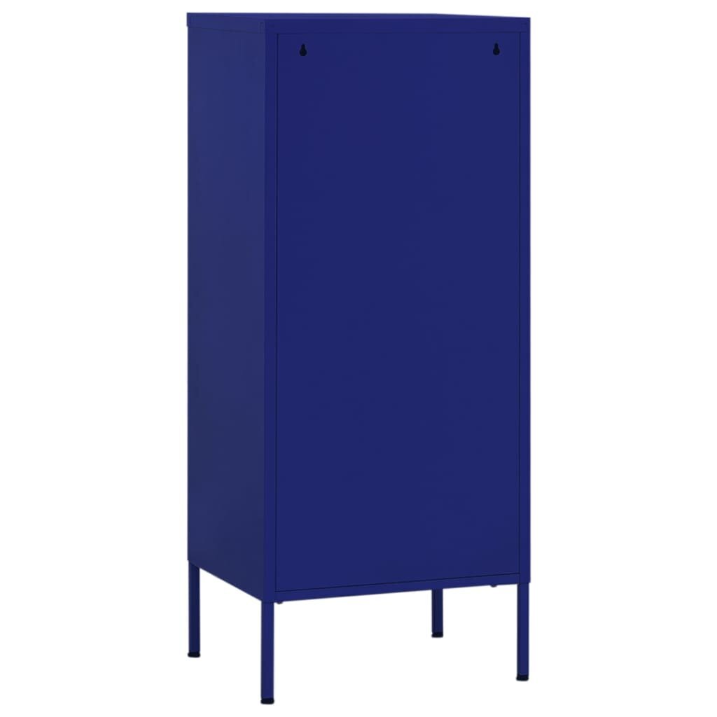 Sandėliavimo spintelė, tamsiai mėlyna, 42,5x35x101,5cm, plienas kaina ir informacija | Svetainės spintelės | pigu.lt