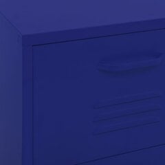 Sandėliavimo spintelė, tamsiai mėlyna, 42,5x35x101,5cm, plienas цена и информация | Шкафчики в гостиную | pigu.lt