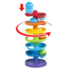 Playgo kamuoliukų bokštas Vaivorykštė kaina ir informacija | Žaislai kūdikiams | pigu.lt