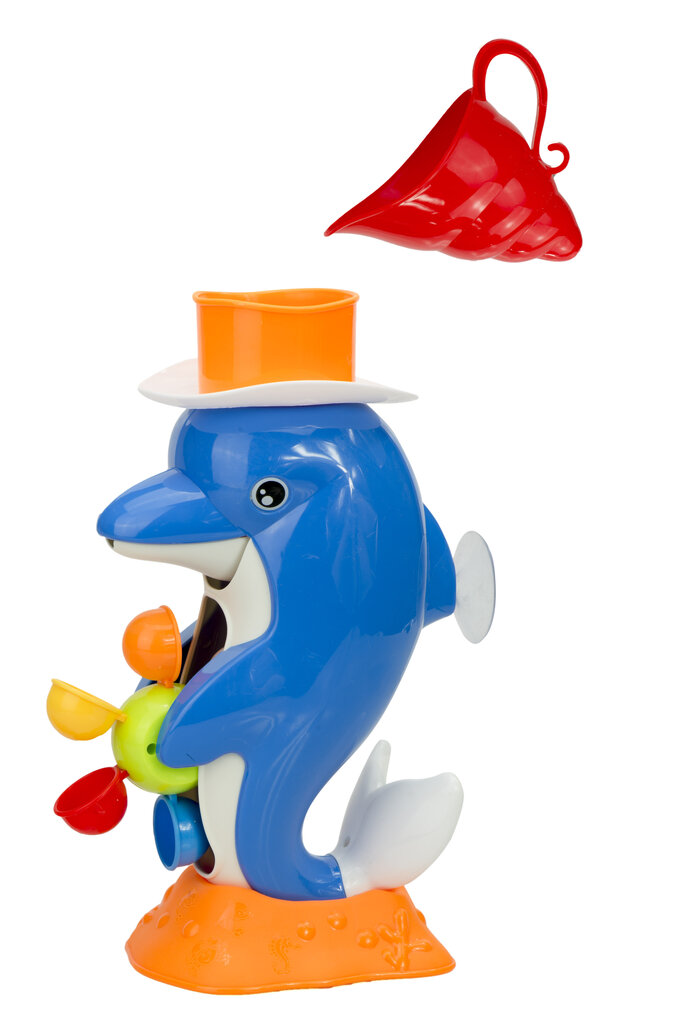 Vonios žaislas delfinas su priedais kaina ir informacija | Žaislai kūdikiams | pigu.lt